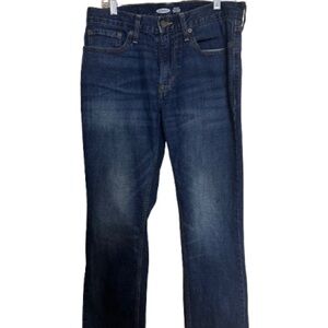 Old Navy Men's Dark Blue Straight Jeans